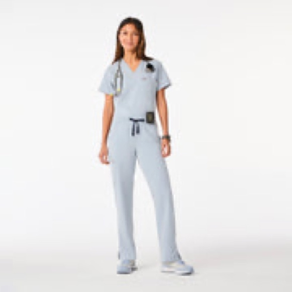 FIGS Dusty Blue Scrub Set